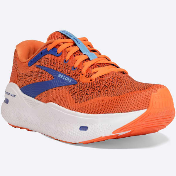 Chaussure running BROOKS GHOST MAX RED ORANGE/BLACK/SURF THE WEB