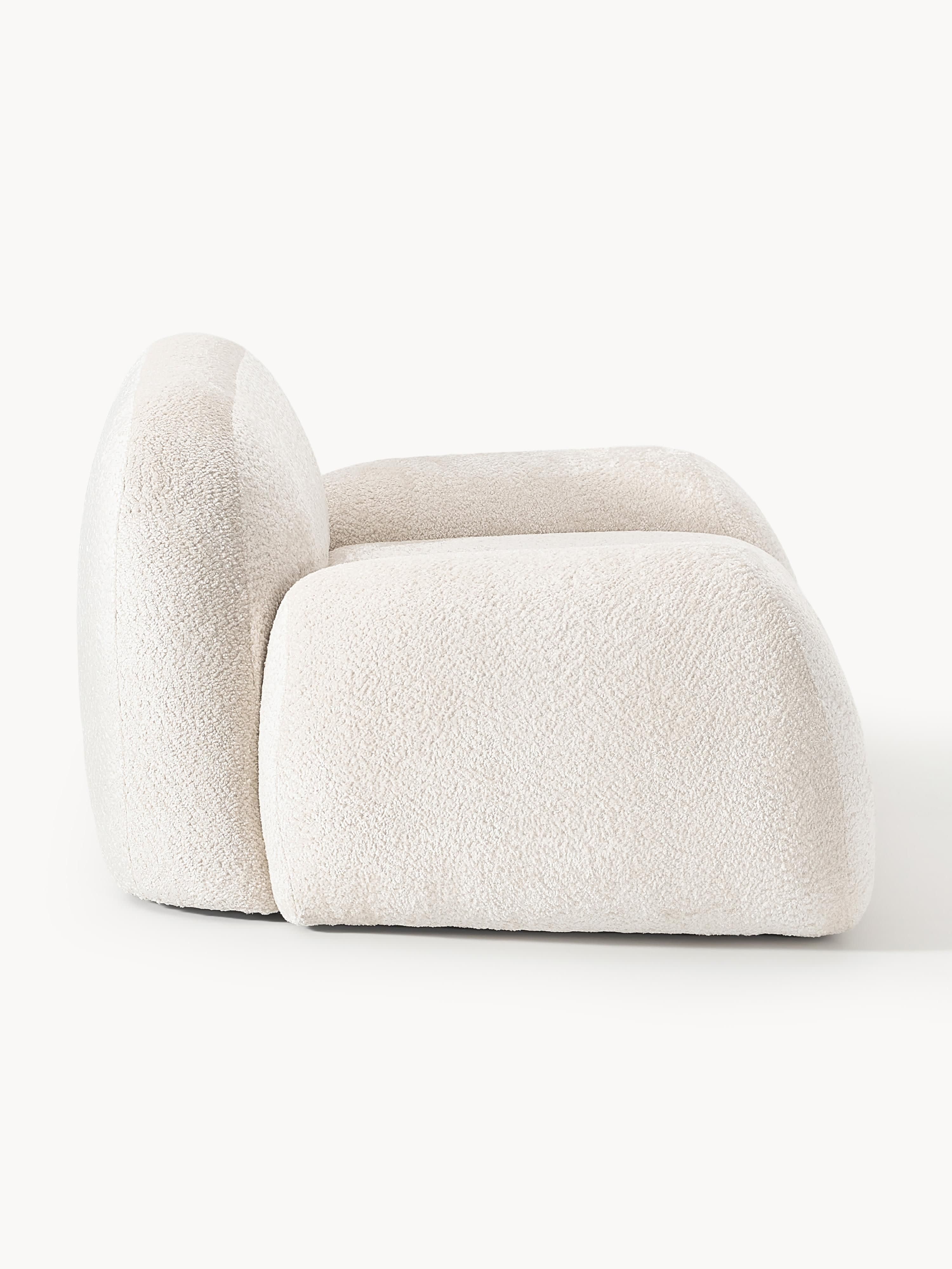 Loungefauteuil Wolke van teddy-bouclé