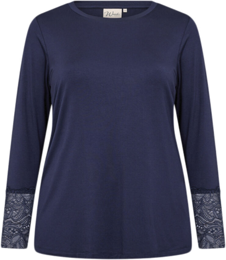 Wasabiconcept Curvy WA-STELLA 24 T-shirt Navy blå 6799 blue iris