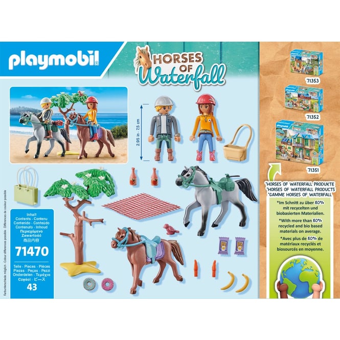 Playmobil® 71470 - Starter Pack Reitausflug an den Strand mit Amelia und Ben - Playmobil® Horses of Waterfall