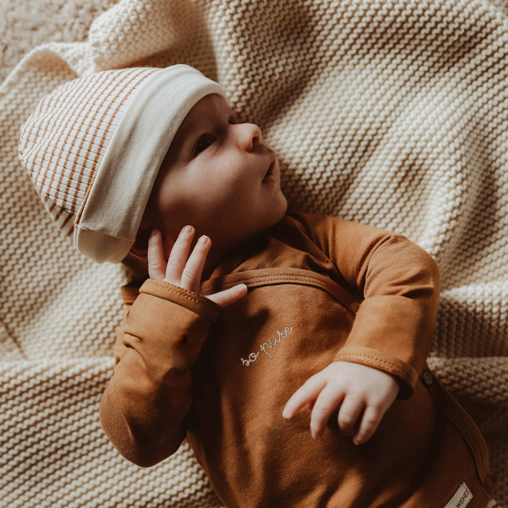 Your Wishes baby longsleeve Nais camel