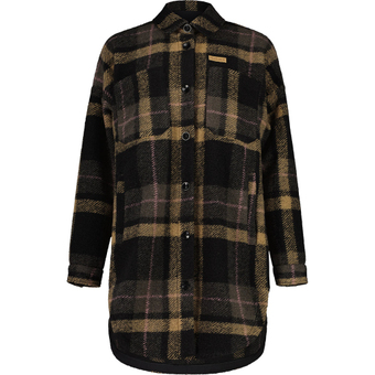Maloja HalapM. Mantel Deep Black Multi Damen