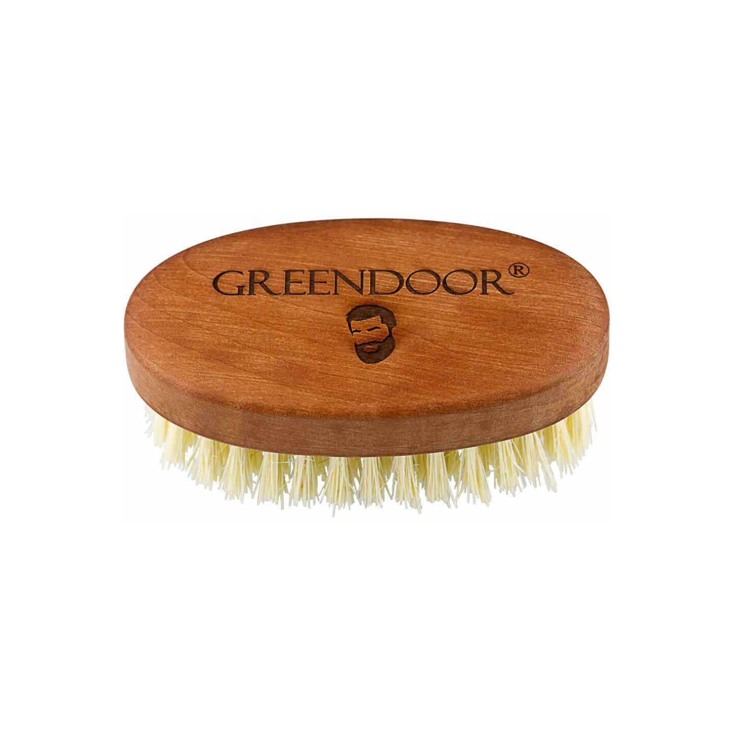 GREENDOOR Bartbürste Birnbaum groß vegan