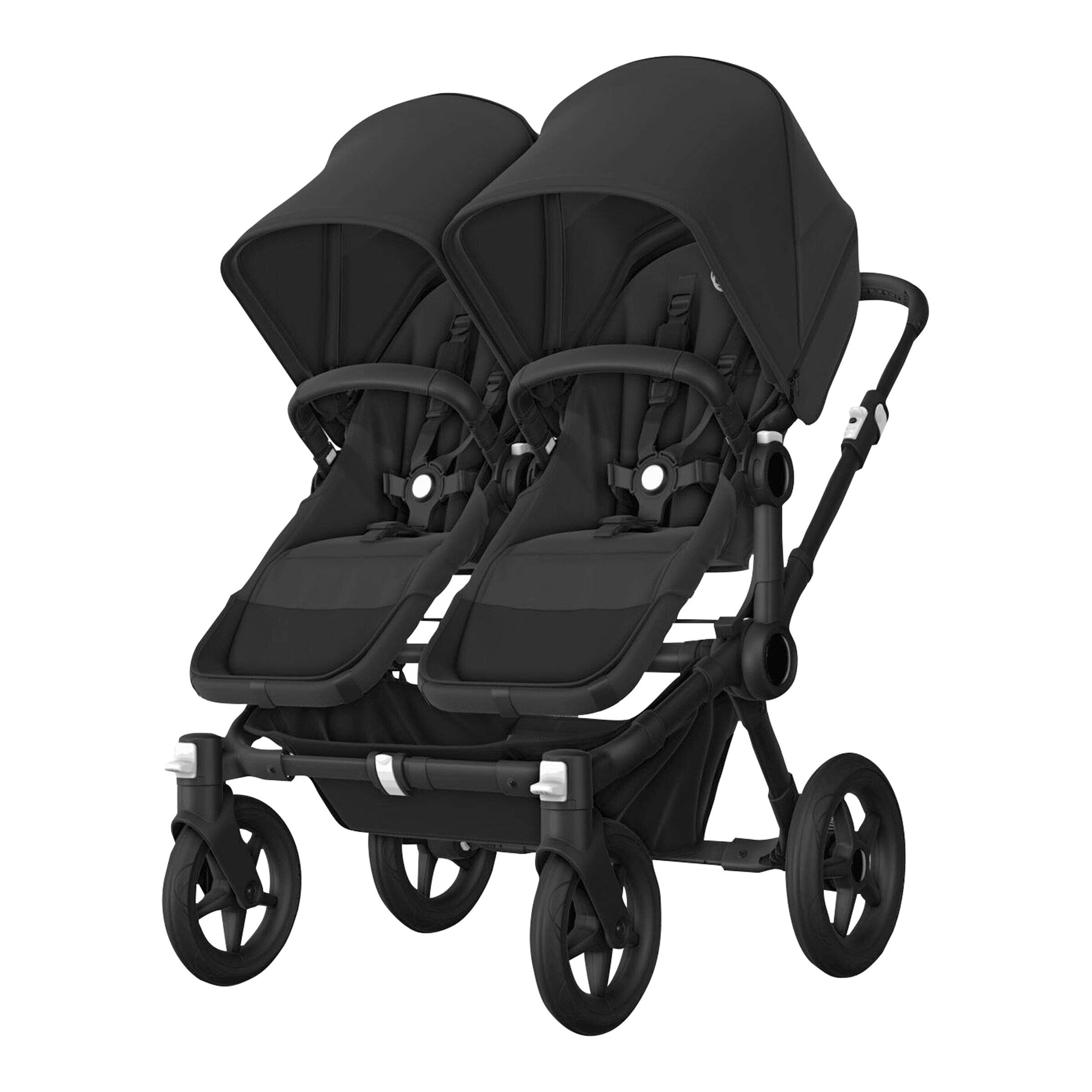 Bugaboo - DONKEY 5 Zwillings- und Geschwisterwagen Bundle Twin black / midnight black