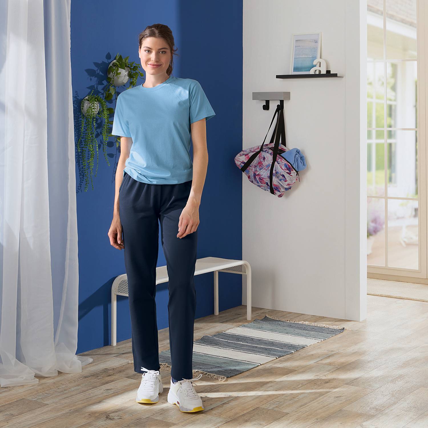 Erwin Müller Sweat Damen-Freizeithose, lang