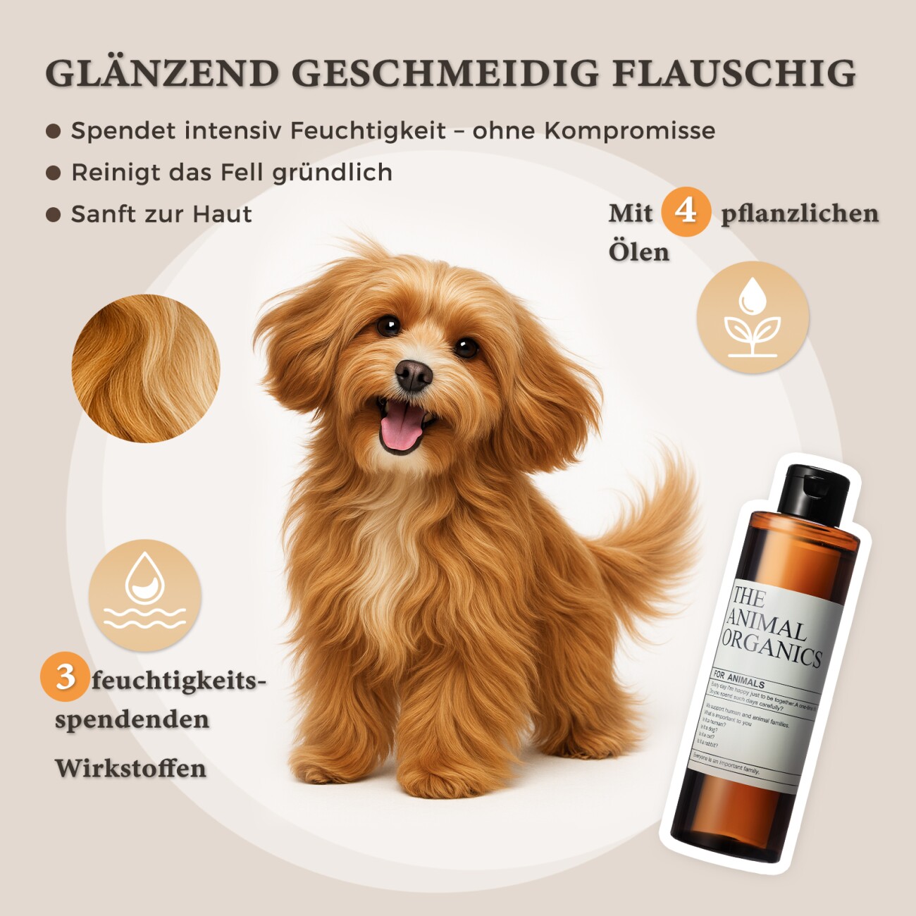 Pawz Road The Animal Organics Hundeshampoo, Geruchsneutralisierend 250 ml