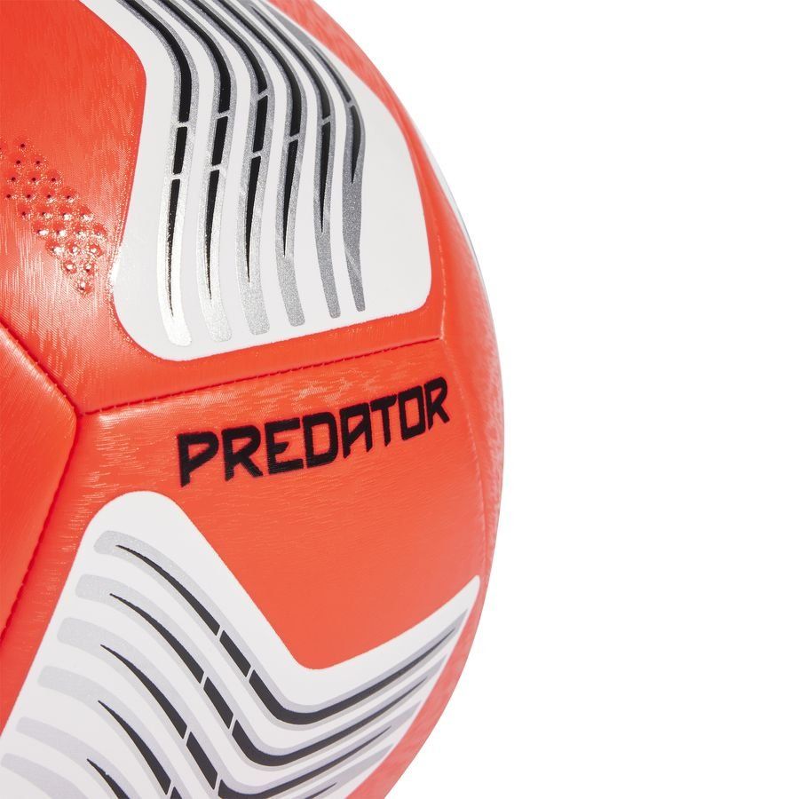 adidas Ballon Predator Training - Lucid Red/Argenté/Noir