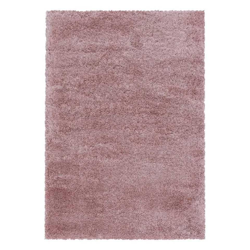Pearl Soft Hoogpolig Vloerkleed Roze - 160x230 CM