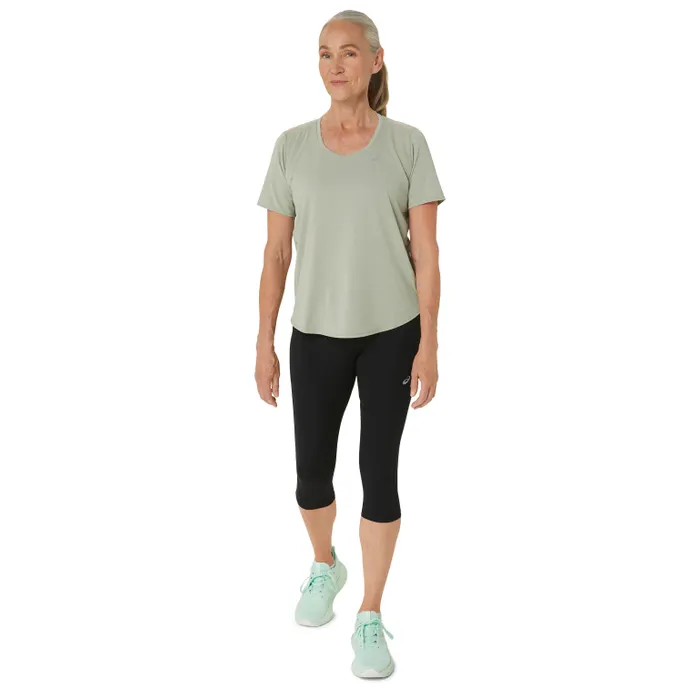 Asics Road SS V-neck Shirt Dames
