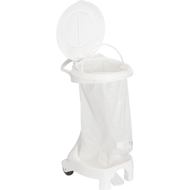 Support de sacs poubelles roulant à pédale Delta 120 Litres