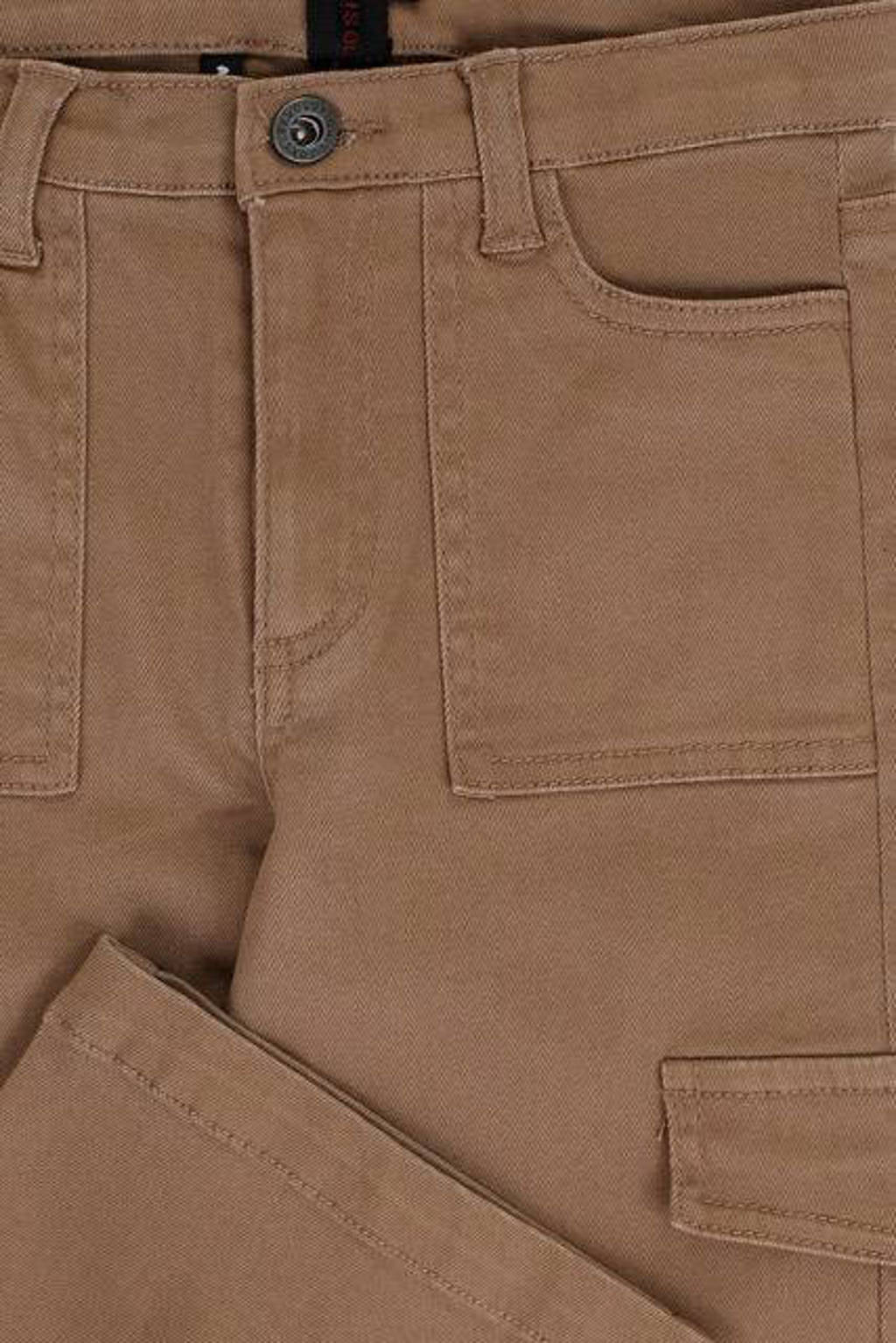 LOOXS high waist loose fit cargobroek capuccino