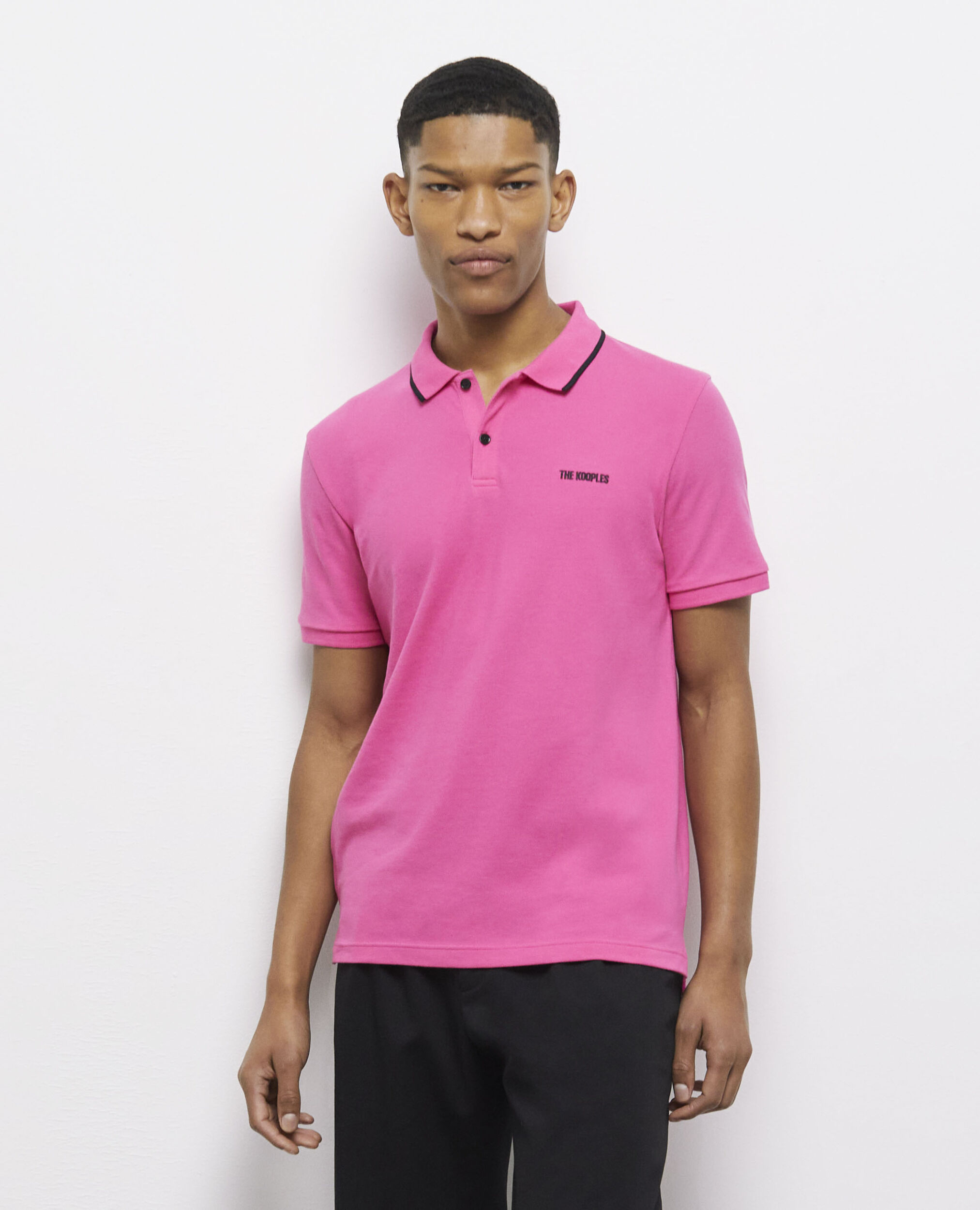 Polo rose avec logo