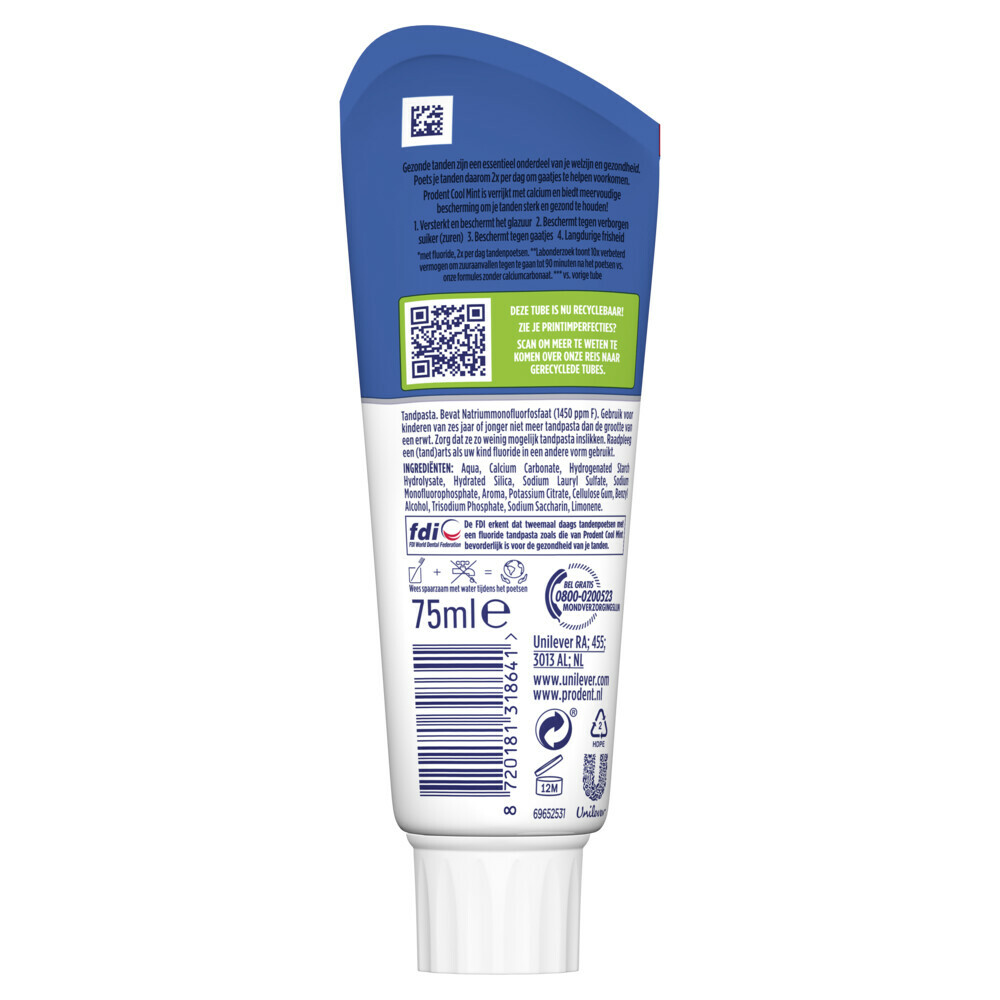 12x Prodent Tandpasta Cool Mint75 ml