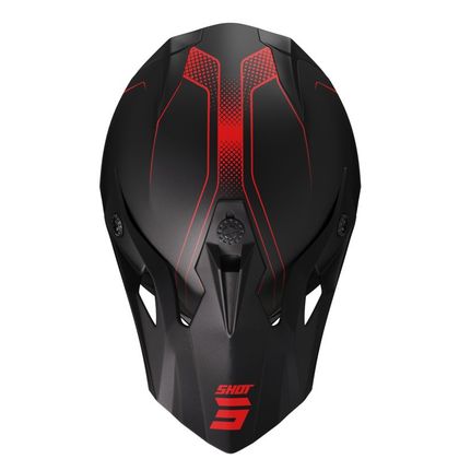 Casque cross Shot PULSE - EDGE 2023 - Rouge