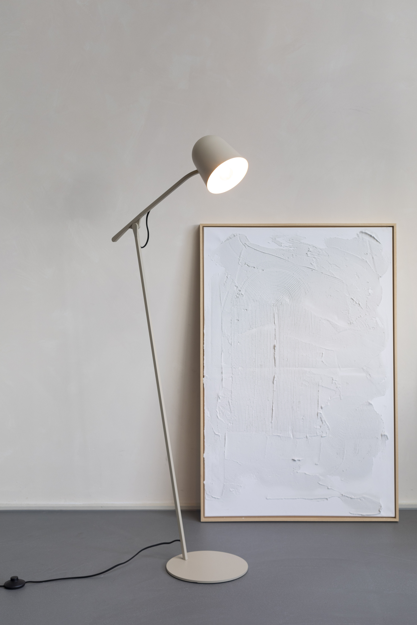 Vloerlamp Lau bruin