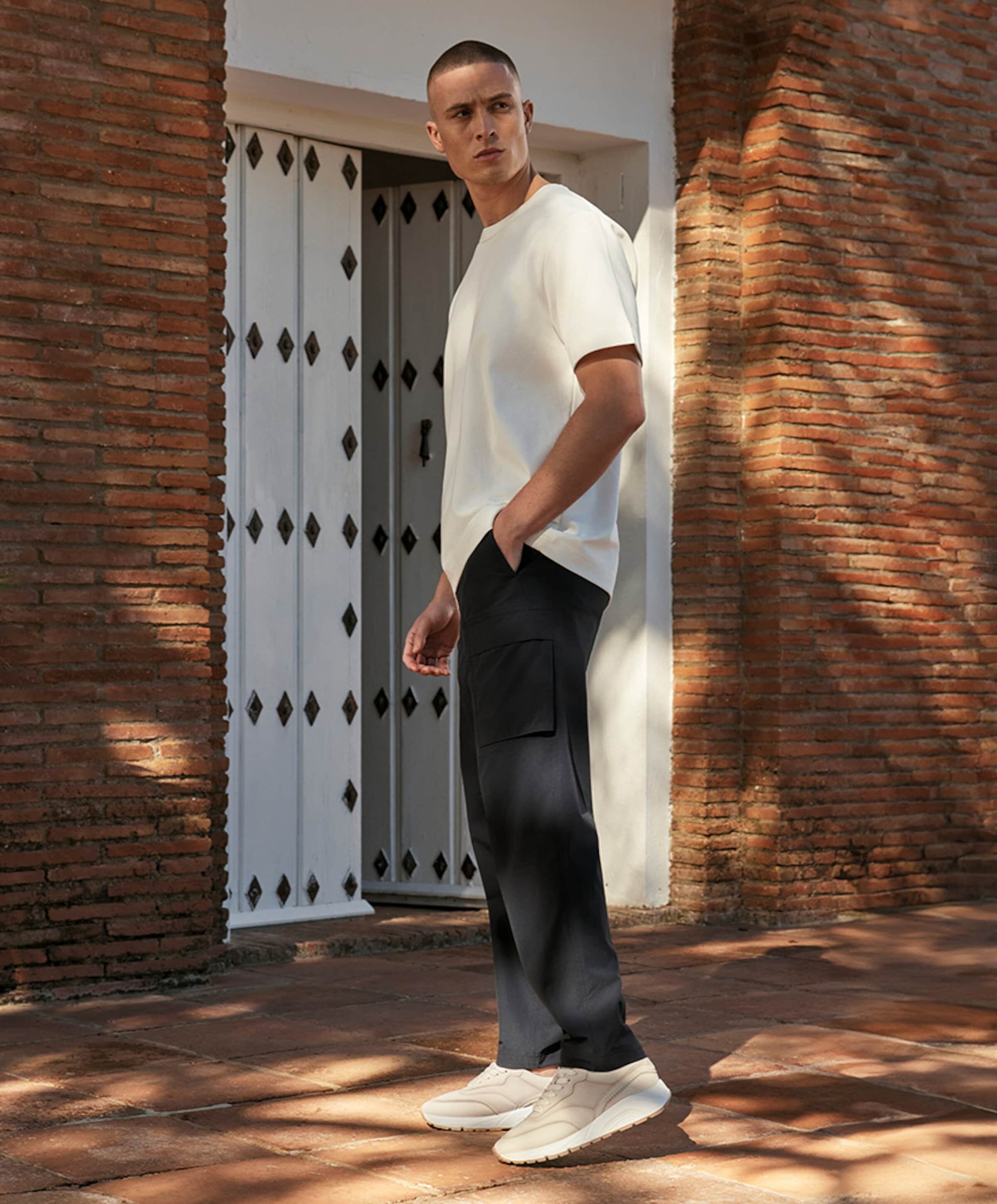VIA VAI Owen Jimmy heren sneakers wit