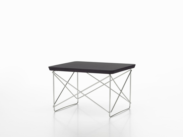 Vitra Occasional LTR salontafel chrome onderstel HPL Black