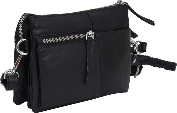 ADAX Amalfi combi clutch Oxana Sort