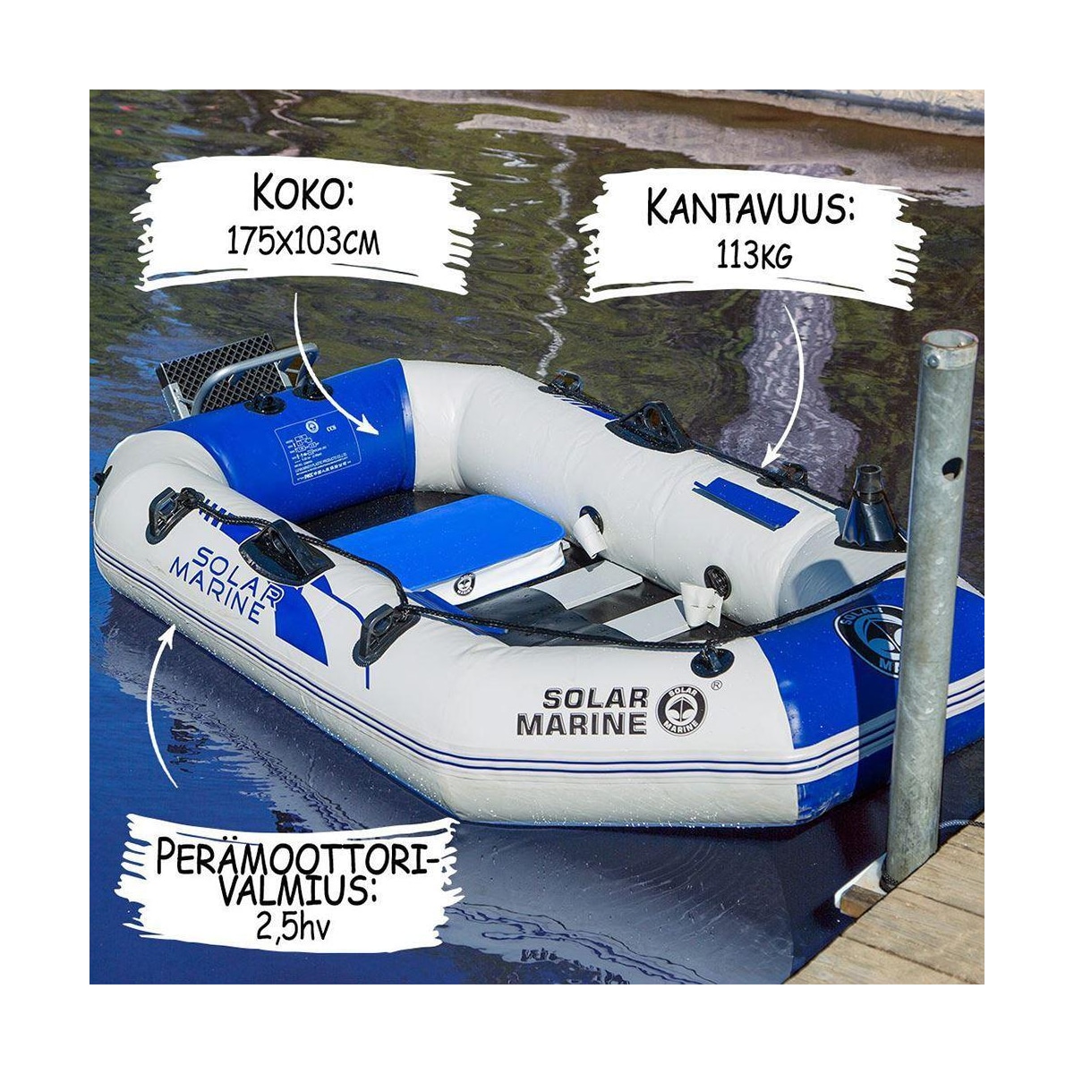 DEEP SEA INFLATABLE BOAT LAKE 1 PERSON