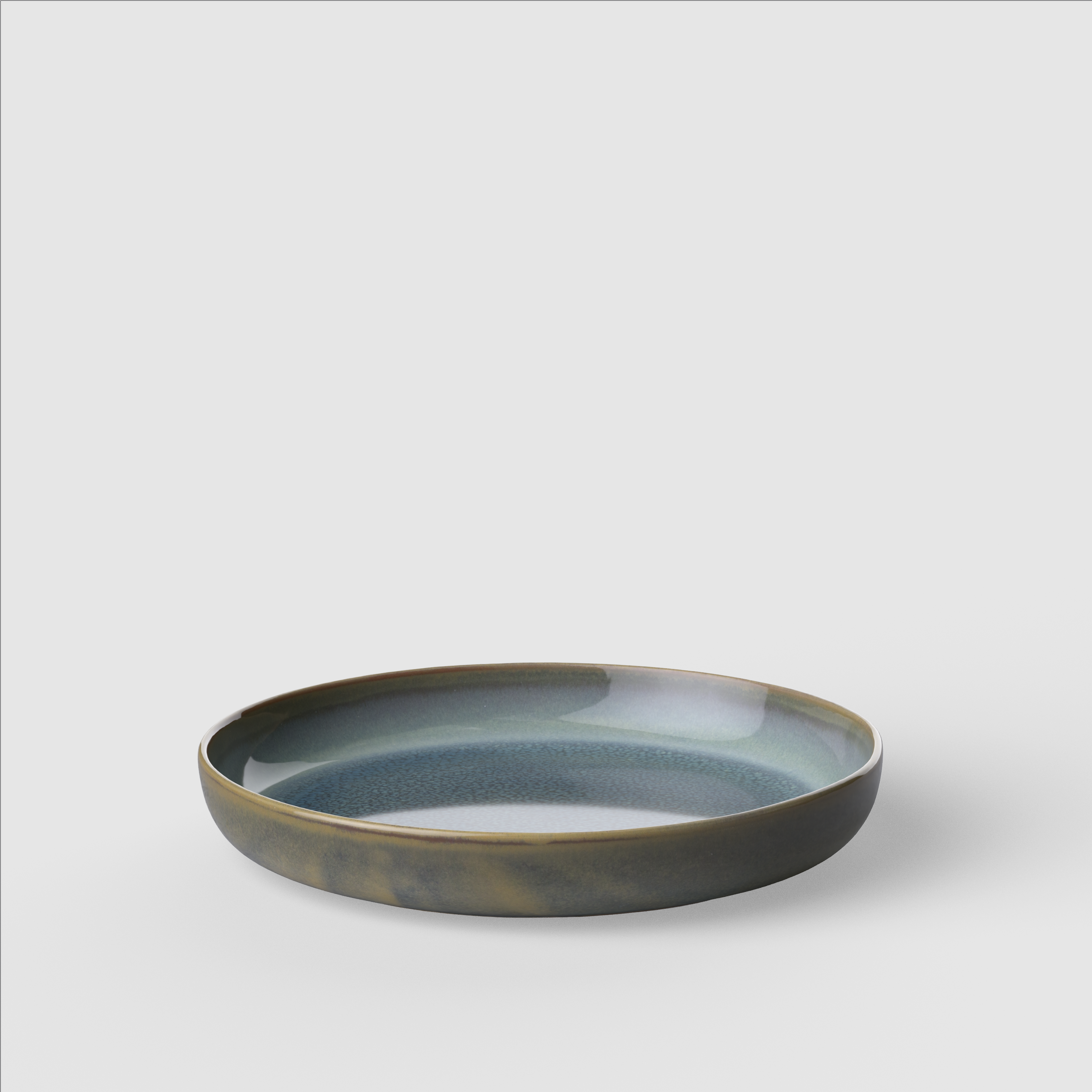 Crafted Soup bowl Green, 8.6'', Premium Porcelain