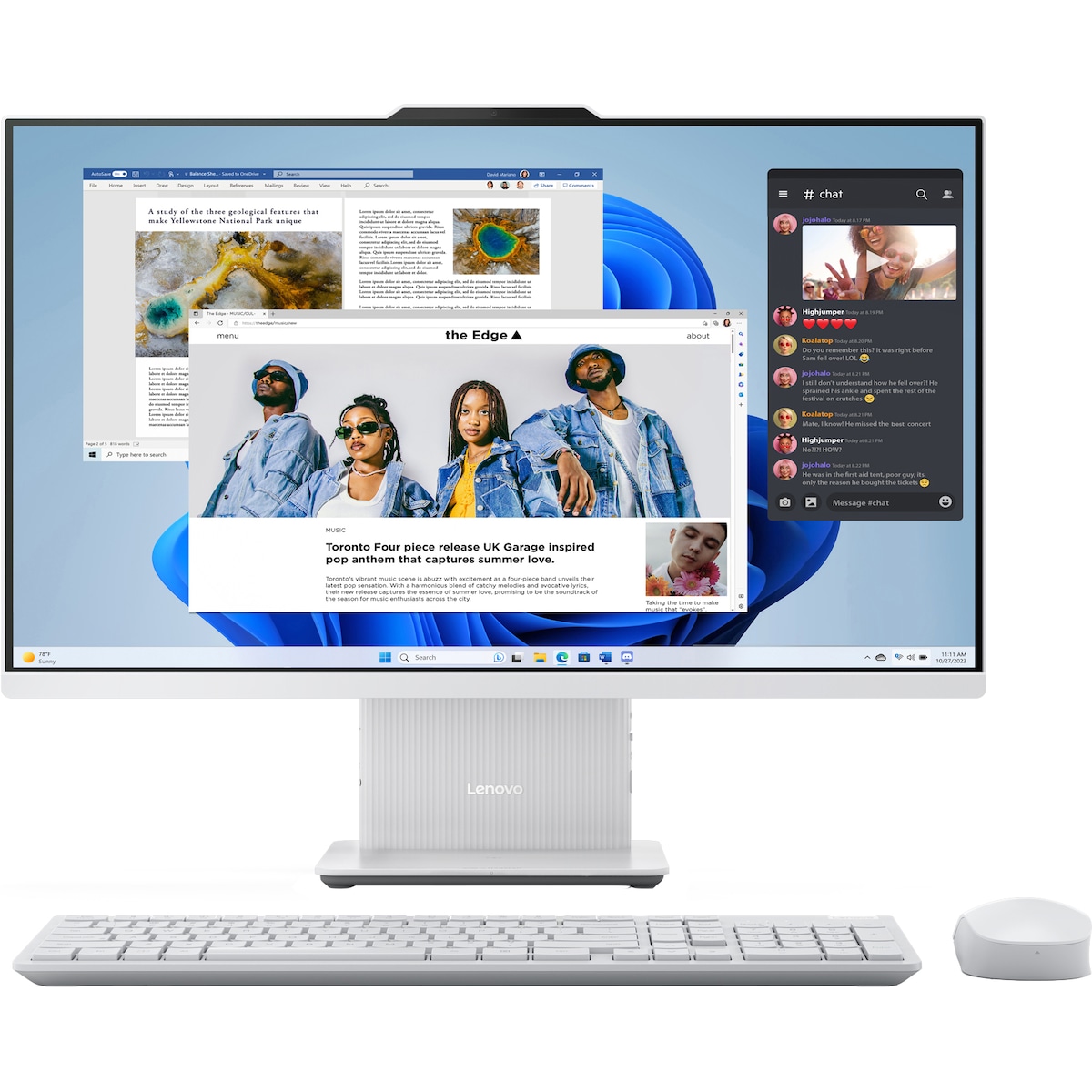 Lenovo IdeaCentre AIO 27IRH9 i5/16/1000 27” alt-i-ett stasjonær PC