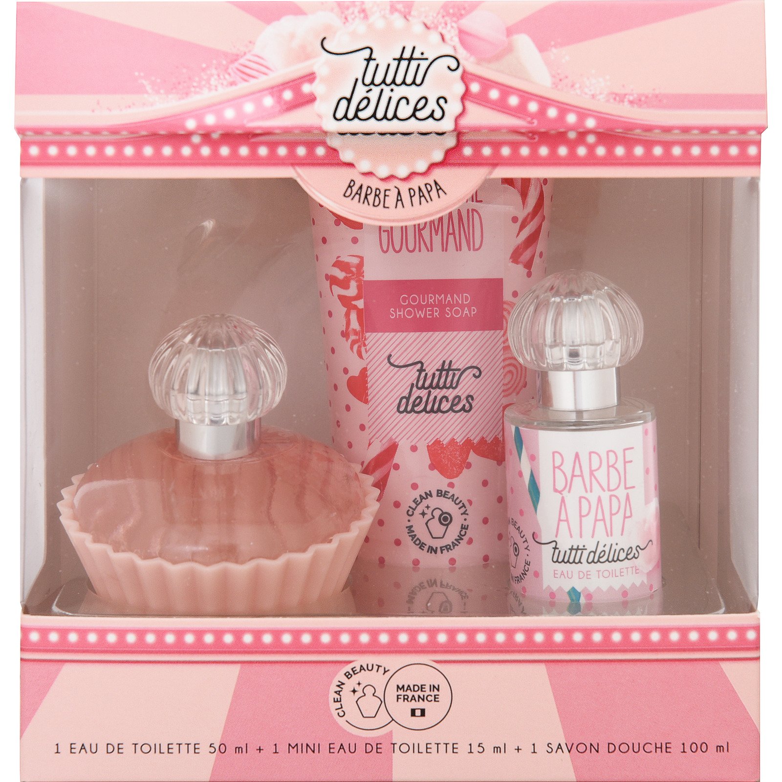 Tutti Del. Cotton Candy EdT50+15+SG100ml