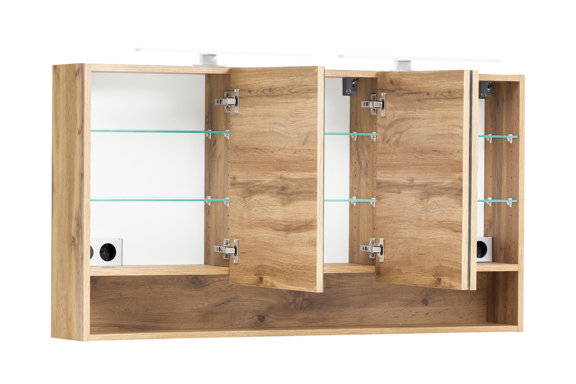 Bad-Spiegelschrank ANTWERPEN braun 120cm