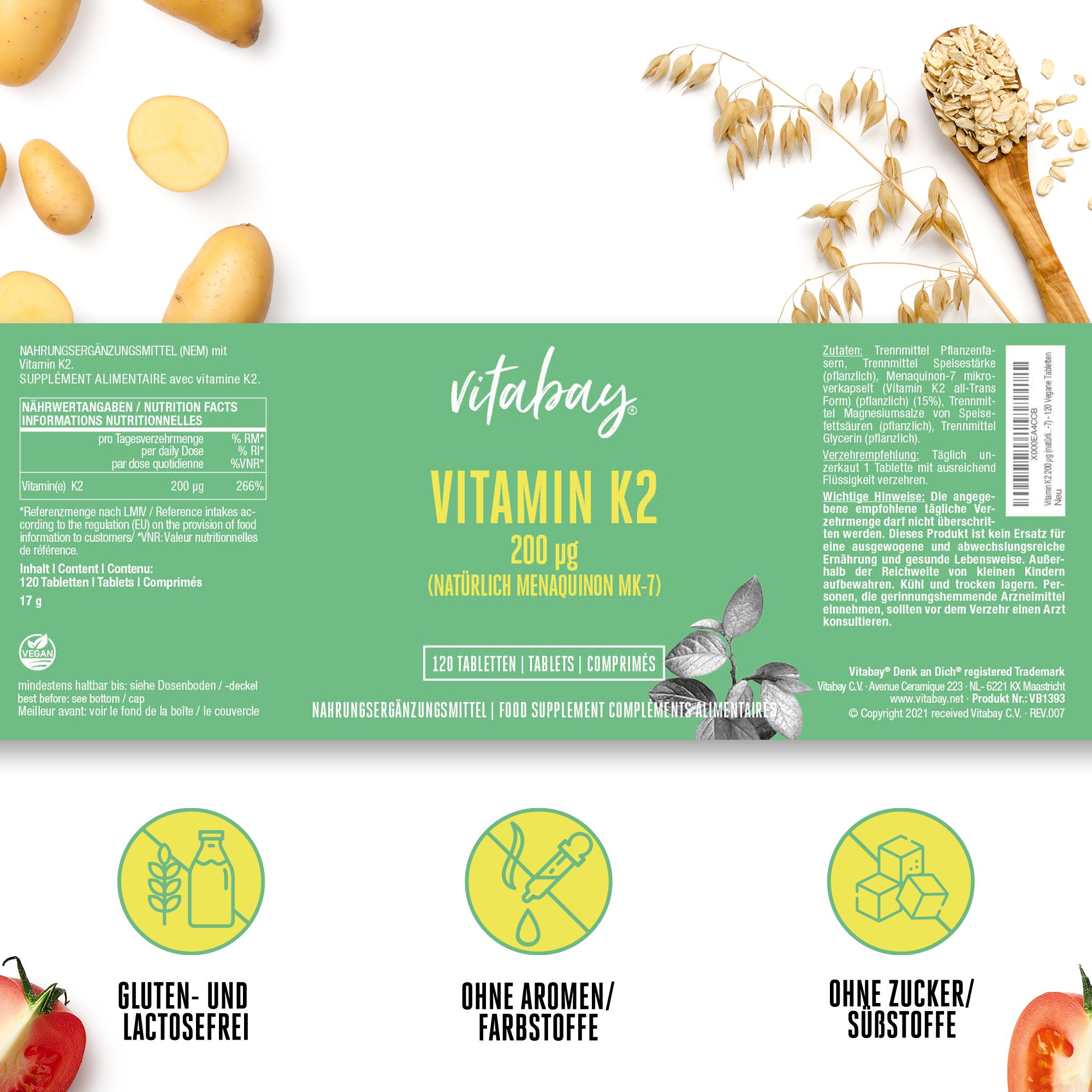 Vitabay Vitamin K2 100 µg