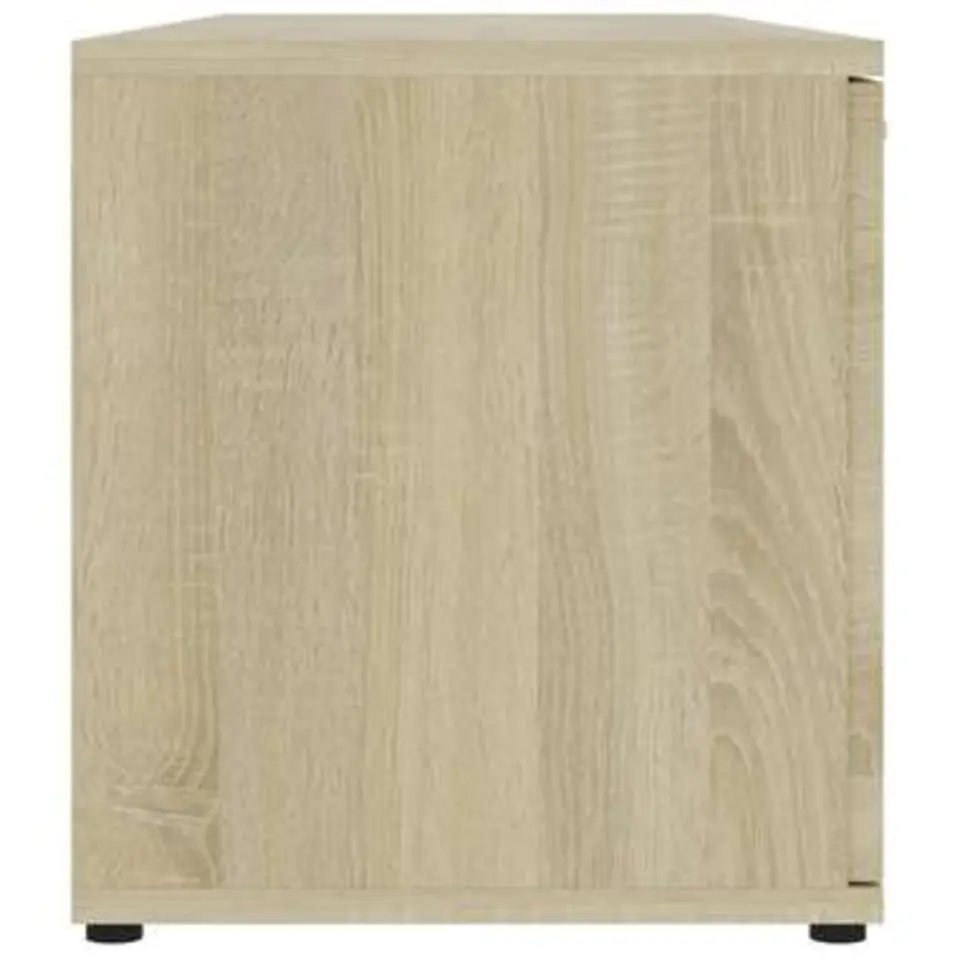 vidaXL - Tv-meubel - Bruin - Bewerkt hout
