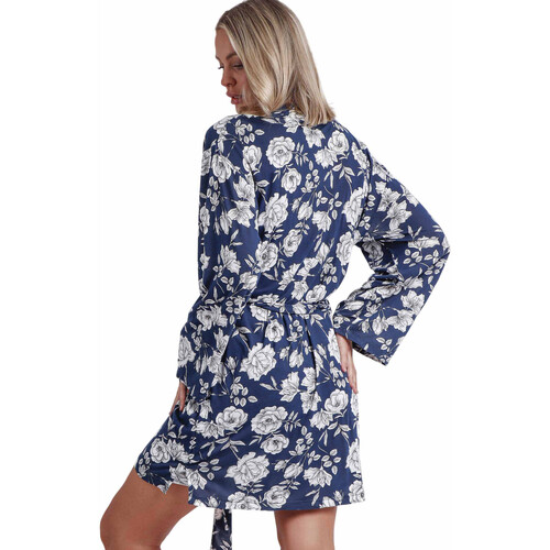 Admas - Bata Navy Flowers Azul