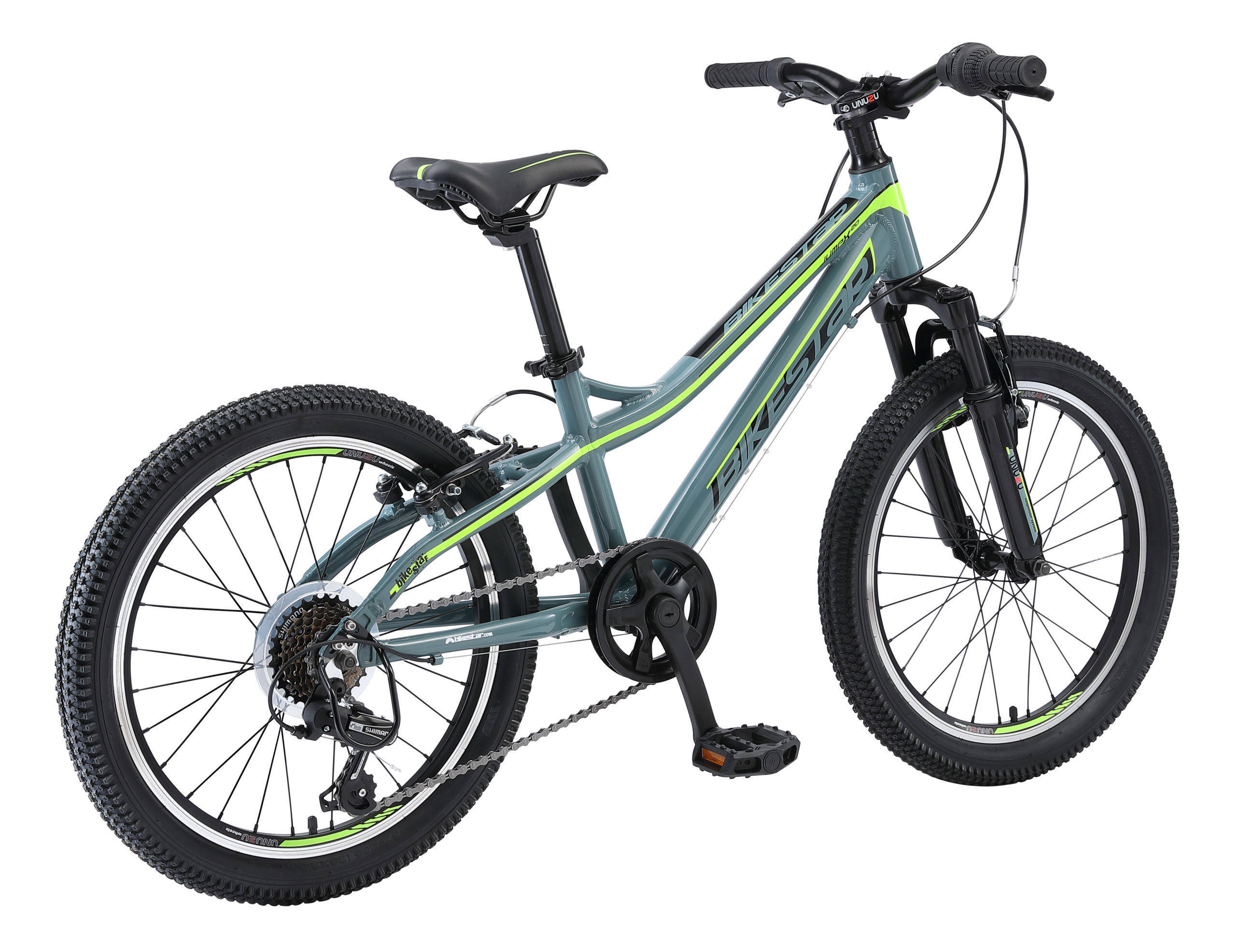 BikeStar MTB kinderfiets 20 inch groen /petrol, 7 speed