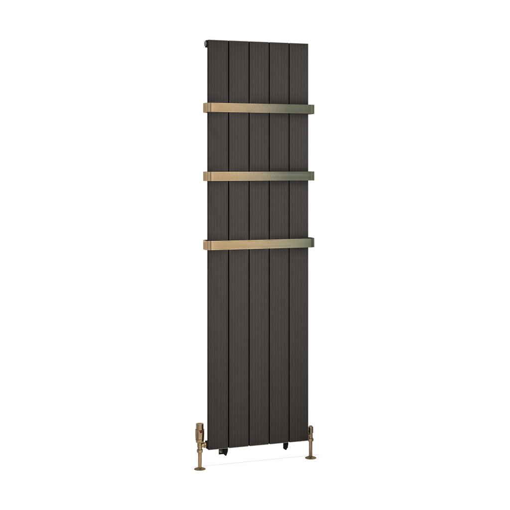 Eastbrook Mersey paneelradiator 47x180cm 1293W antraciet