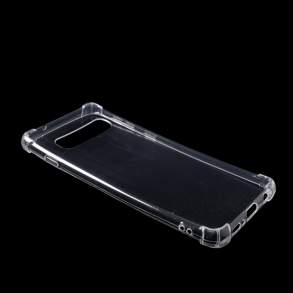 Samsung Galaxy S10 Gummi Case Hülle Air Cushion Fallschutz - Transparent