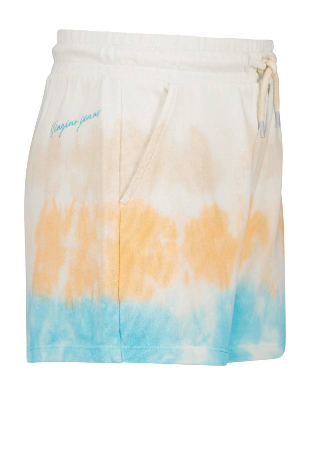 Vingino tie-dye short RIMKE wit/oranje/blauw