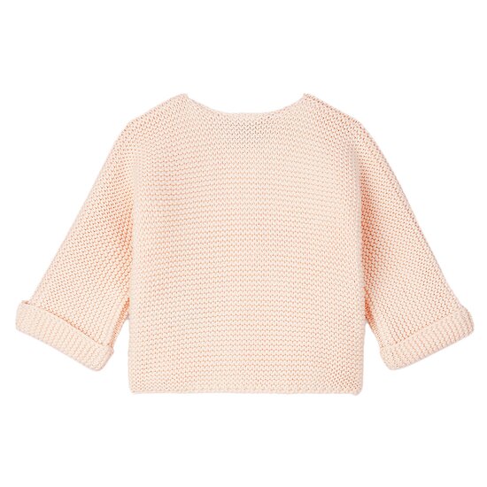 Cardigan bébé en tricot de coton   Fleur        Naissance   de               Petit Bateau