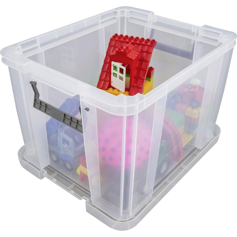 Boîte de rangement plastique 36 L WHITEFURZE Allstore - incolore