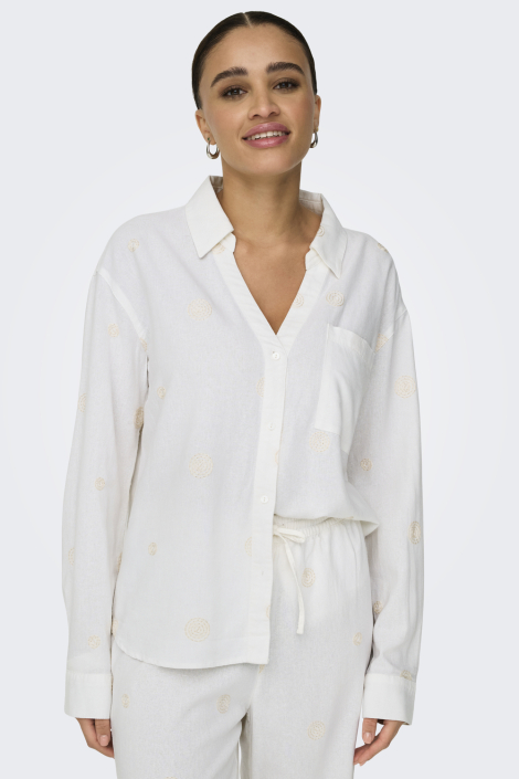 Only ecru dames blouse