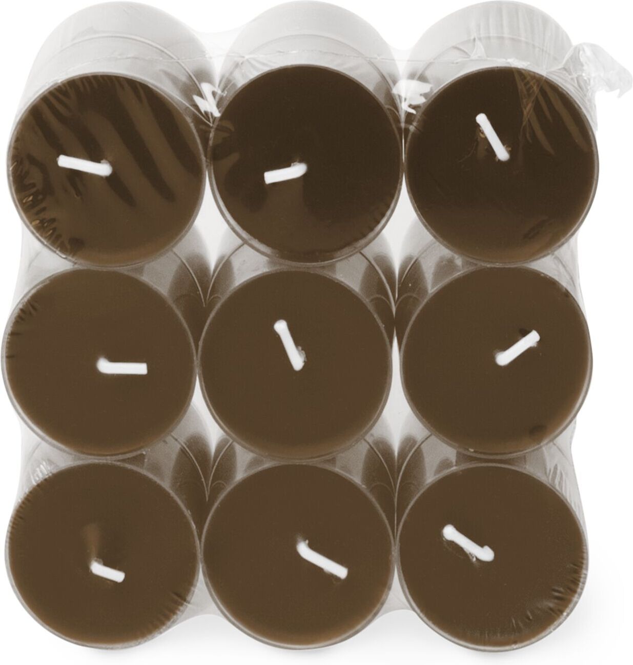 Spaas geurkaars Essential collection Twinkling Touch bruin 4,5 uur D 3,5 H 1,6 cm 18 stuks