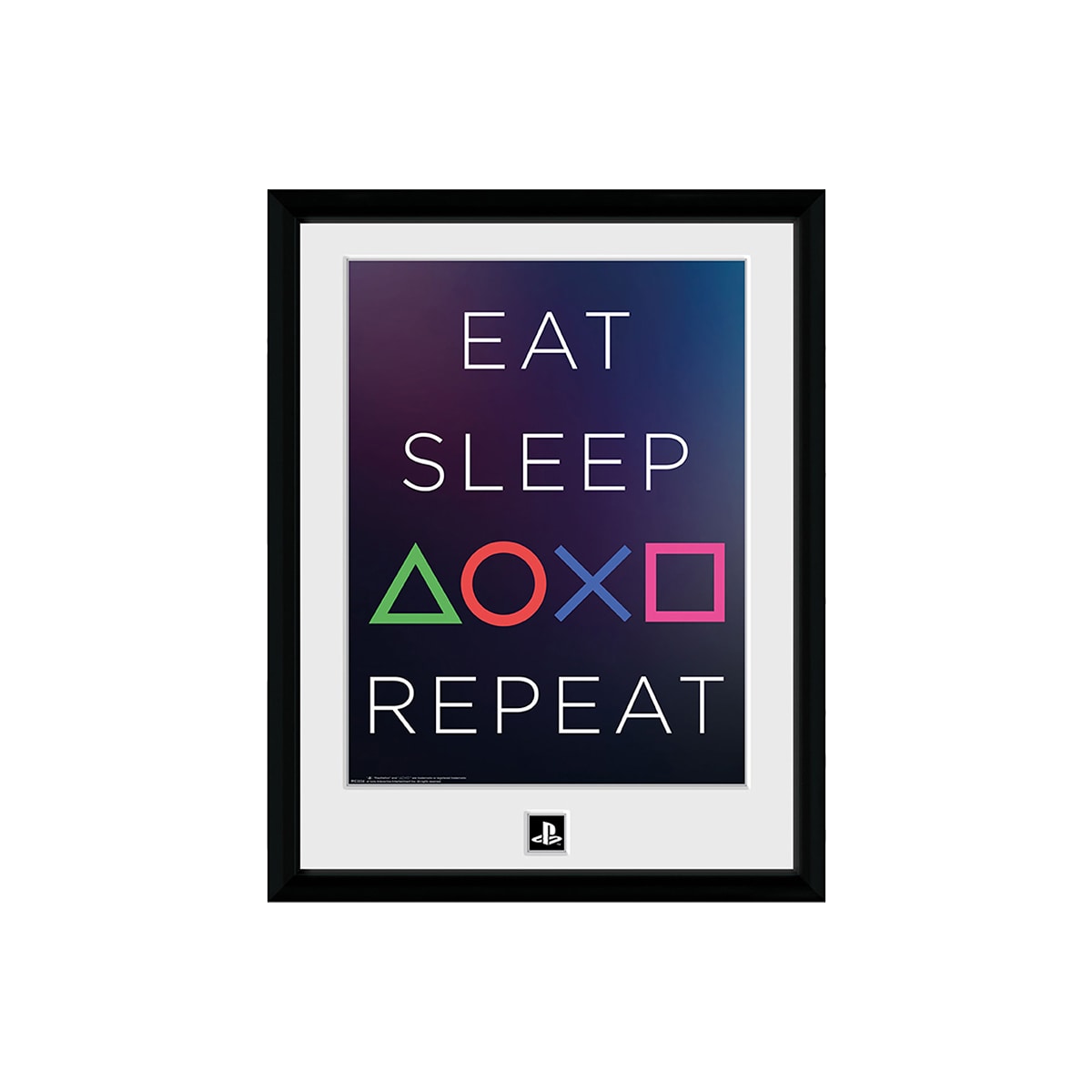 GB eye Playstation innrammet plakat