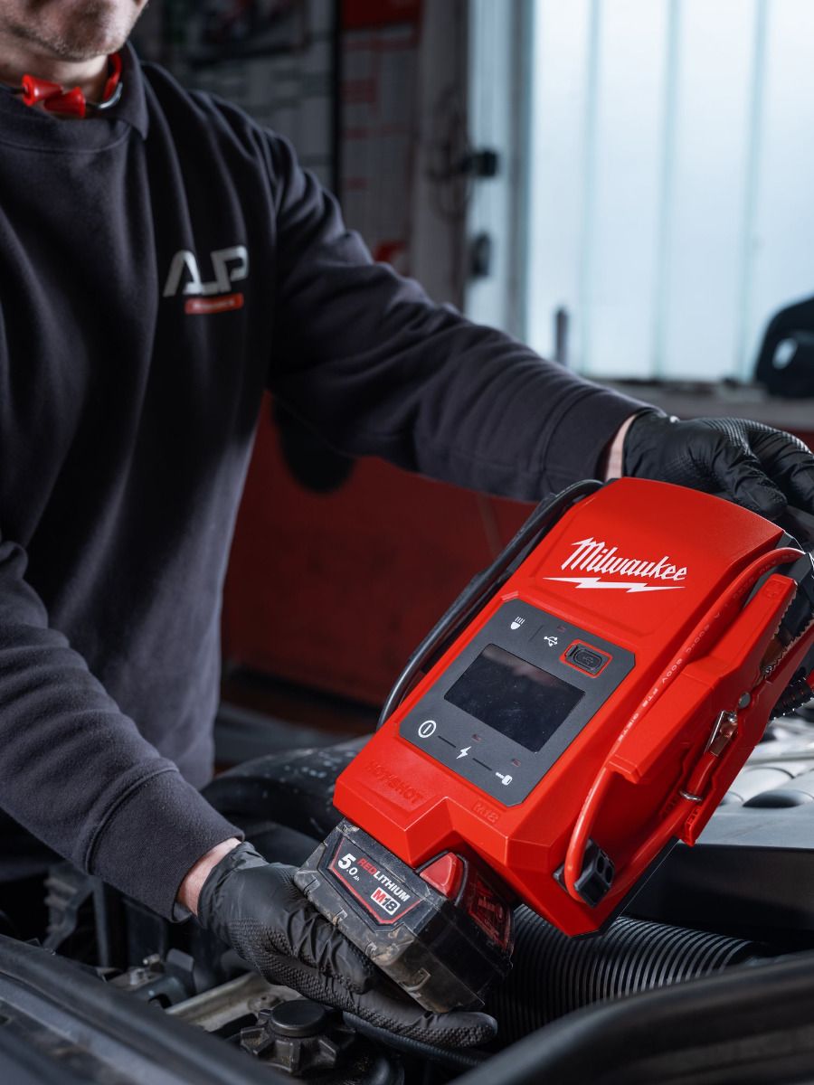 Milwaukee M18 JS2000-0 Op accu werkende jumpstarter 18V Basic body - 4933498026