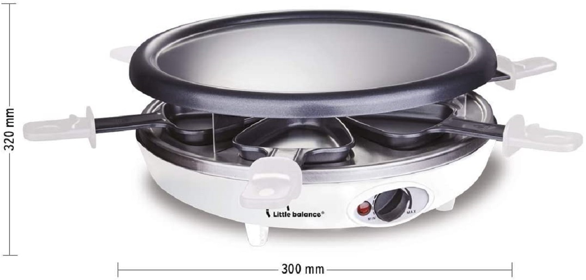 Little Balance Happy Cheese Trio 1200 - Raclette plancha crêpière