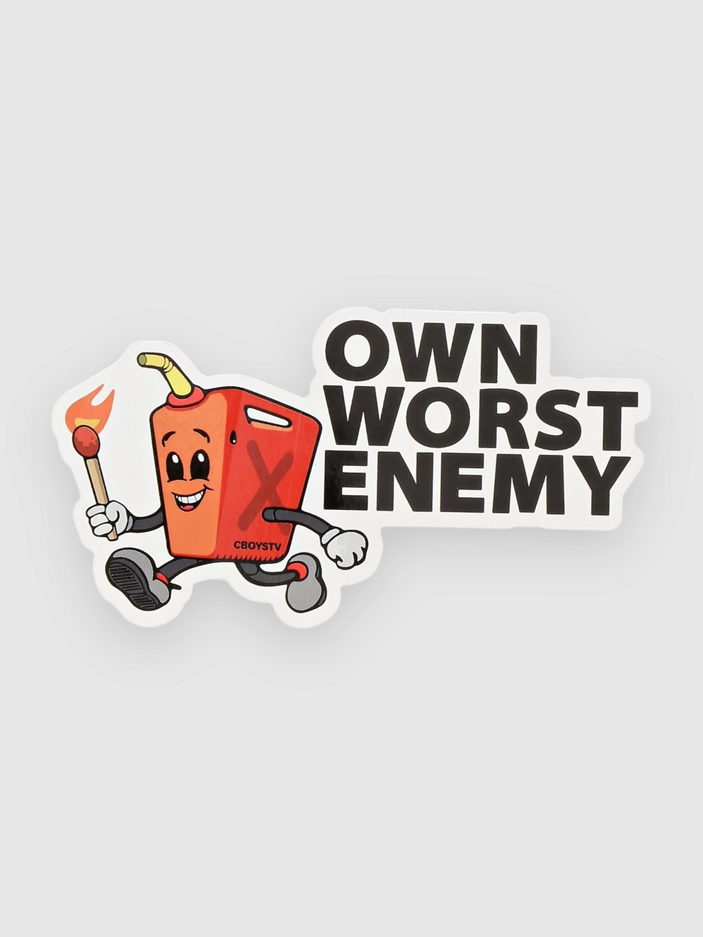CBoysTV Own Worst Enemy Sticker assorted