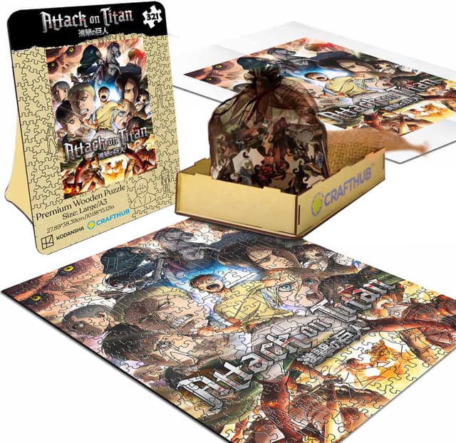 Crafthub Attack on Titan puslespil (Heroes of Paradise Island)