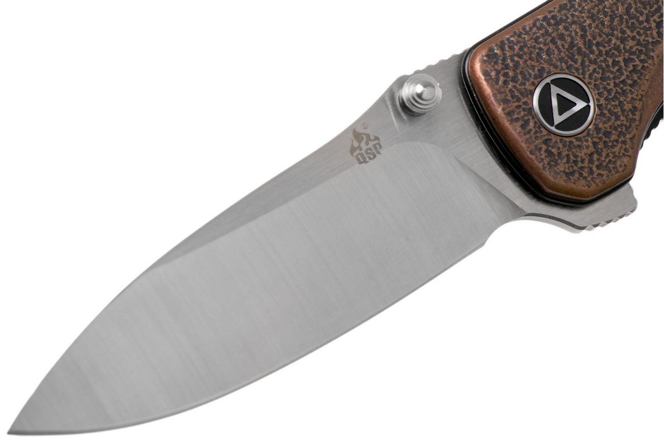 QSP Knife Hawk QS131-M Copper, Satin zakmes
