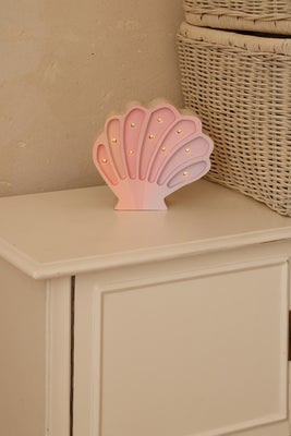 Little Lights Lampe Skjell, Mermaids Pink