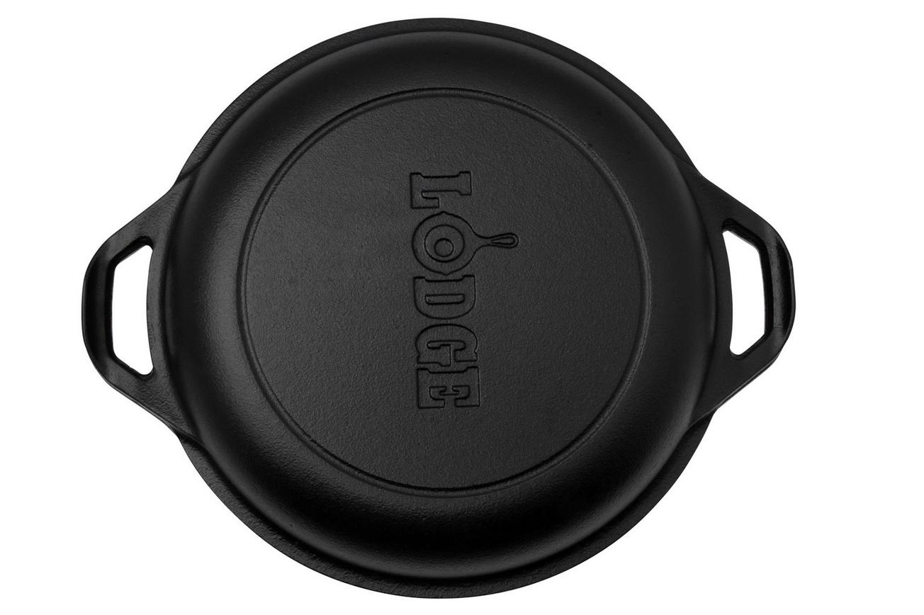 Lodge Double Dutch Oven L8DD3, Inhoud ca. 4,7 L