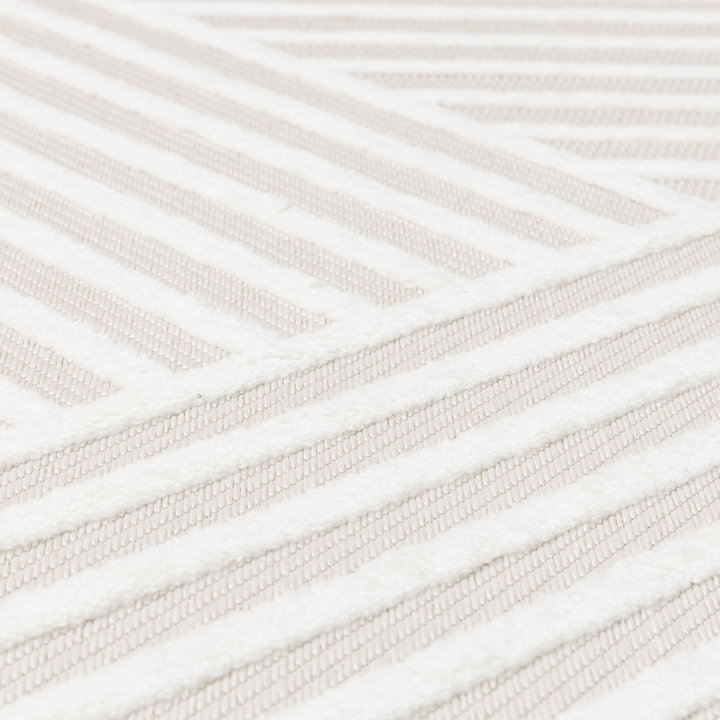 Modern binnen- en buitenkleed - Nori Lines Wit