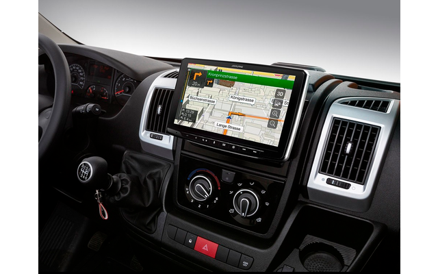 Alpine INE-F904DC 9inch Navigation Paket Ducato 7 (Citroen Jumper, Peugeot Boxer) inkl. Installations-Kit und Lfb.-Interface
