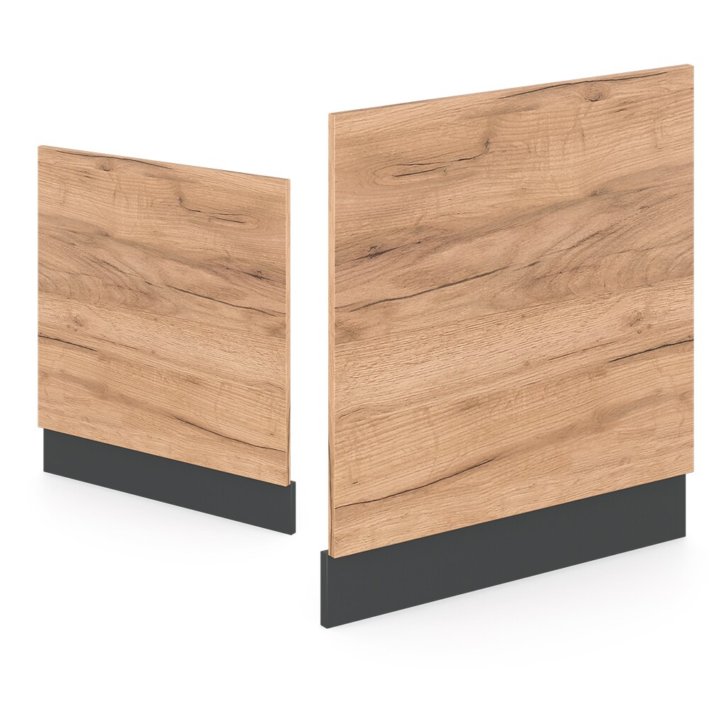 VICCO Küchenschrank Geschirrspülerblende 60 cm R-Line Anthrazit