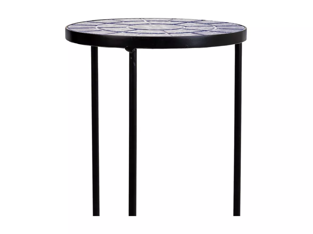 Ensemble de 3 supports en métal noirs